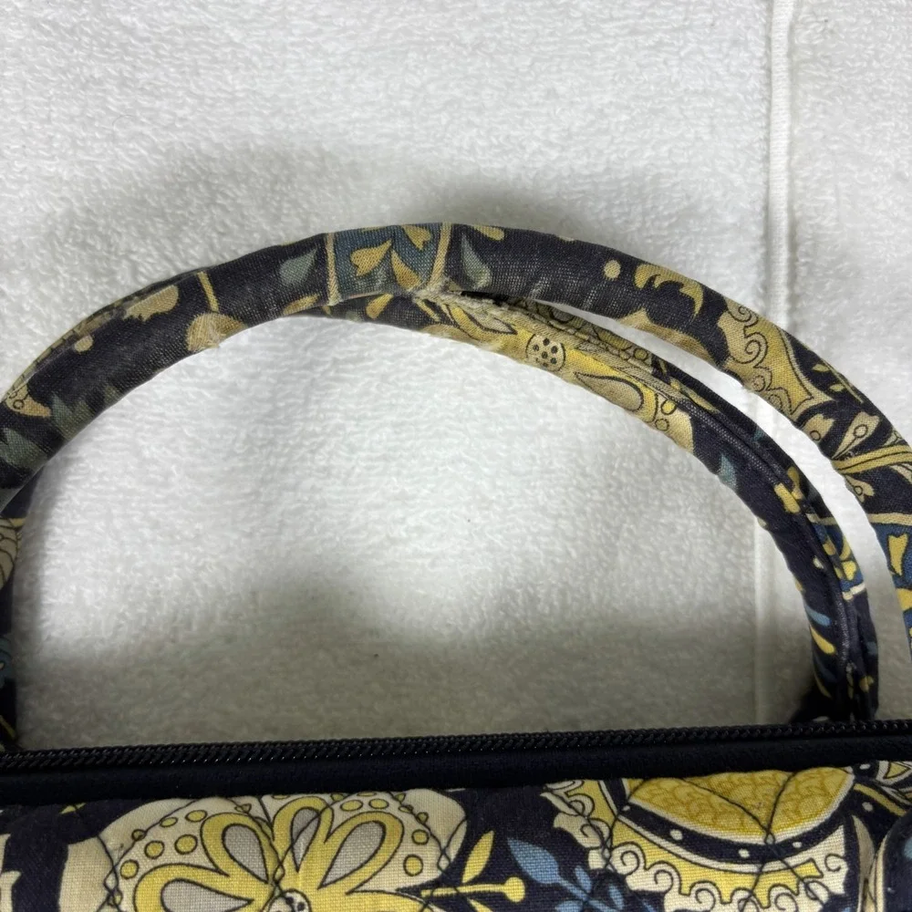 Vera Bradley Ellie Womens Handbag Multicolor Paisley Floral Portfolio Laptop Bag